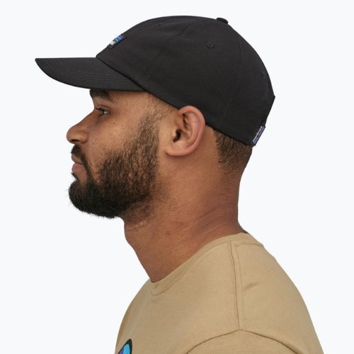 Șapcă cu cozoroc Patagonia P-6 Label Trad black