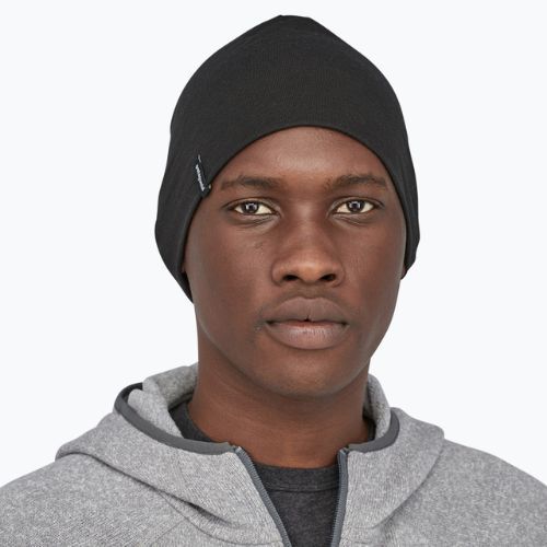 Căciulă Patagonia Overlook Merino Wool Liner Beanie black