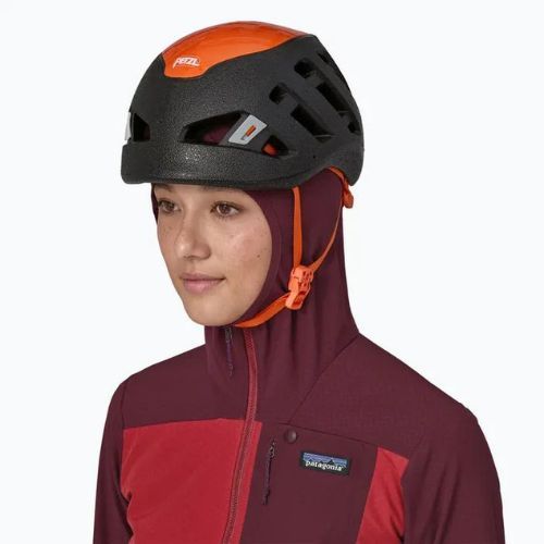 Geacă softshell pentru femei Patagonia R1 CrossStrata Hoody touring red