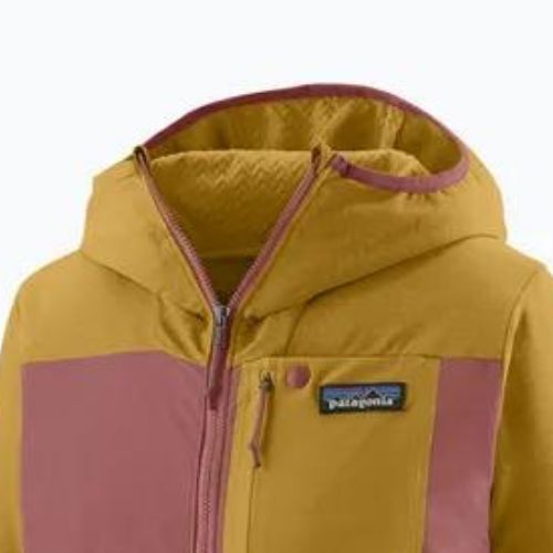 Geacă softshell pentru femei Patagonia R1 CrossStrata Hoody burl red