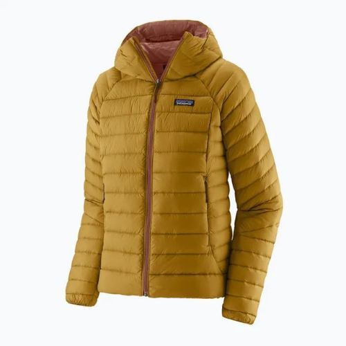 Geacă de iarnă pentru femei Patagonia Down Sweater Hoody cosmic gold