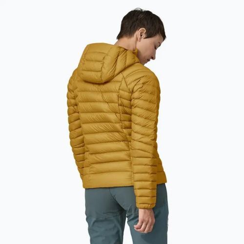 Geacă de iarnă pentru femei Patagonia Down Sweater Hoody cosmic gold
