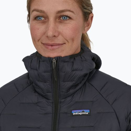 Geacă izolată pentru femei Patagonia Micro Puff Hoody black