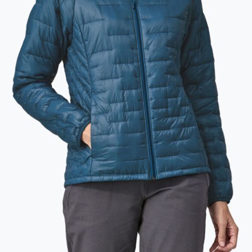 Geacă izolată pentru femei Patagonia Micro Puff Hoody lagom blue