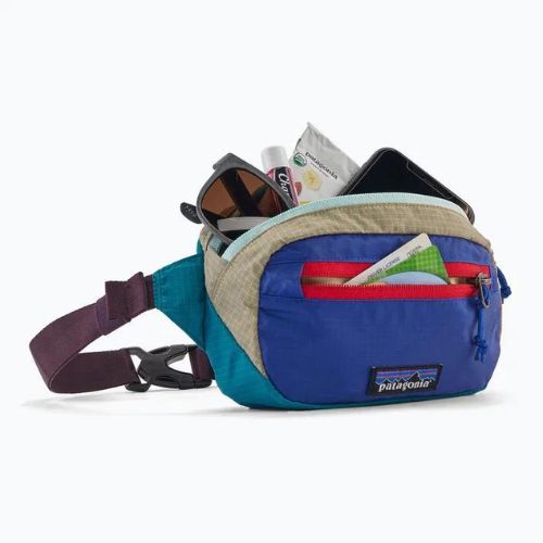 Borsetă Patagonia Ultralight Black Hole Mini Hip Pack 1 l patchwork/belay blue