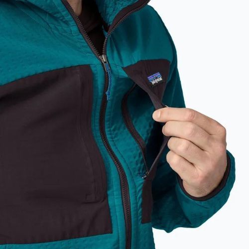 Geacă softshell pentru bărbați Patagonia R2 TechFace Hoody belay blue