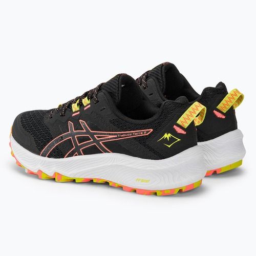 Încălțăminte de alergat pentru femei ASICS Trabuco Terra 2 black/sun coral