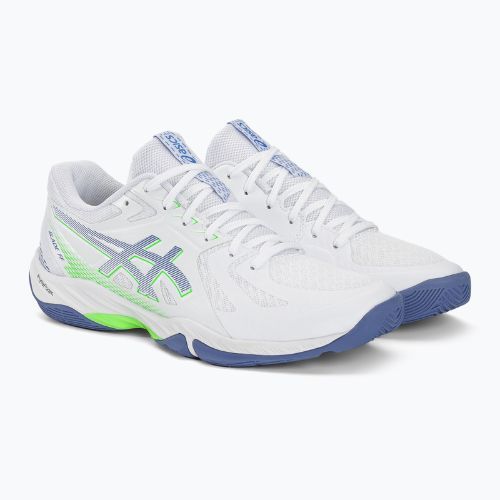 Încălțăminte de squash pentru bărbați ASICS Blade FF white/denim blue