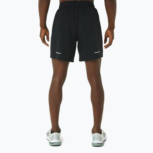 Pantaloni scurți de alergare pentru bărbați ASICS Icon performance black/carrier grey
