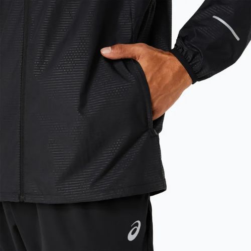 Geacă de alergat pentru bărbați ASICS Lite-Show performance black