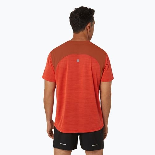 Tricou de alergat pentru bărbați ASICS Road true red/spice latte