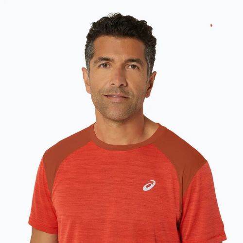 Tricou de alergat pentru bărbați ASICS Road true red/spice latte