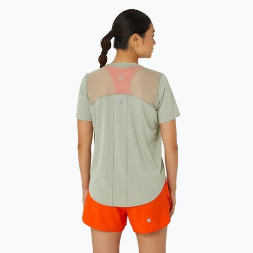 Tricou de alergat pentru femei ASICS Road olive grey