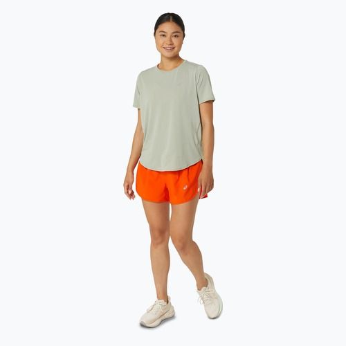 Tricou de alergat pentru femei ASICS Road olive grey