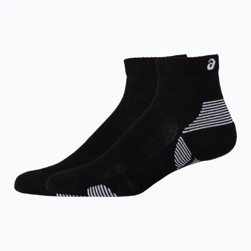 Șosete de alergat ASICS Cushion Run Quarter 2 pary performance black/performance black