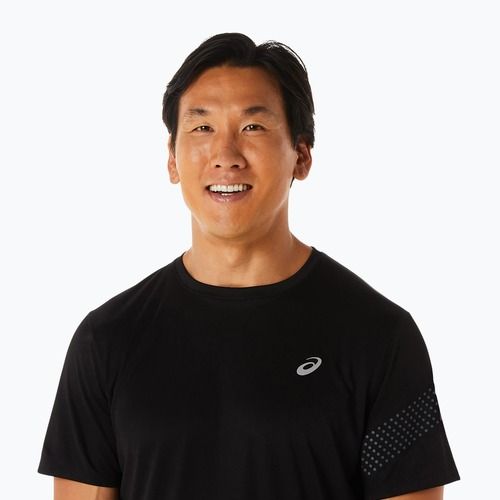 Tricou de alergat pentru bărbați ASICS Icon performance black/carrier grey