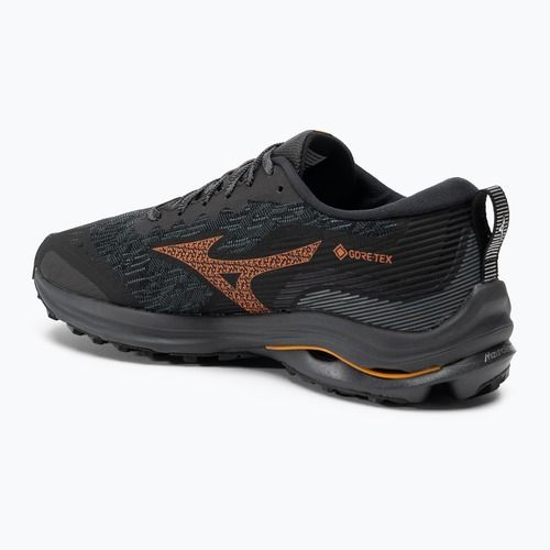 Încălțăminte de alergat pentru bărbați Mizuno Wave Rider GTX black/nasturtium/carrot curl