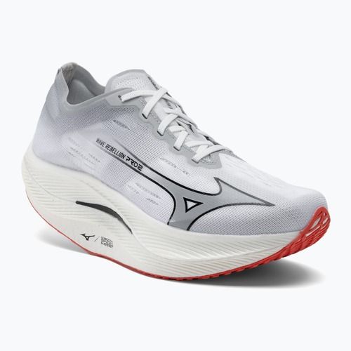 Încălțăminte de alergat pentru bărbați Mizuno Wave Rebellion Pro 2 white/harbor mist/cayenne
