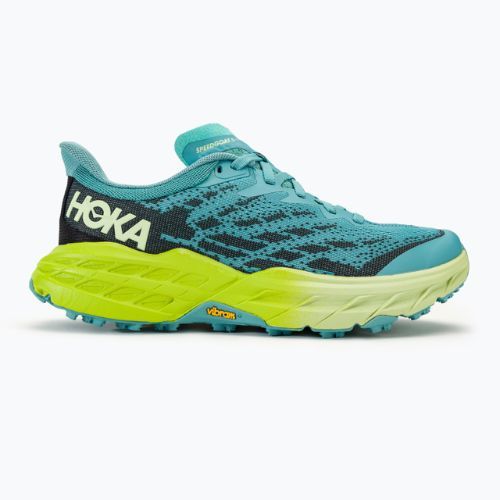 Încălțăminte de alergat pentru femei HOKA Speedgoat 5 coastal shade/green glow