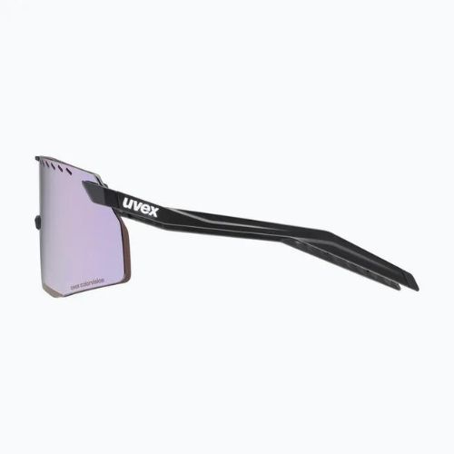 Ochelari de soare UVEX Pace Stage CV black matt/pushy pink