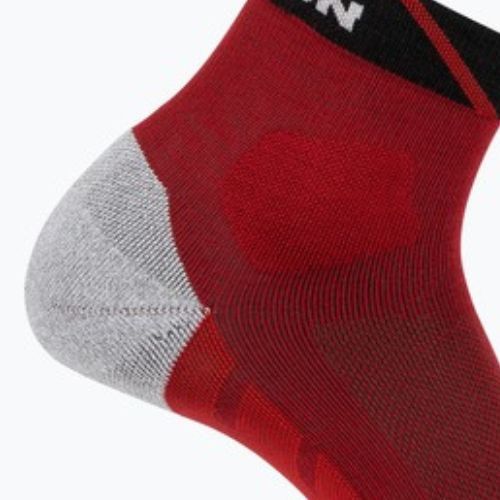 Șosete de alergat Salomon Speedcross Ankle red dahlia/black/poppy