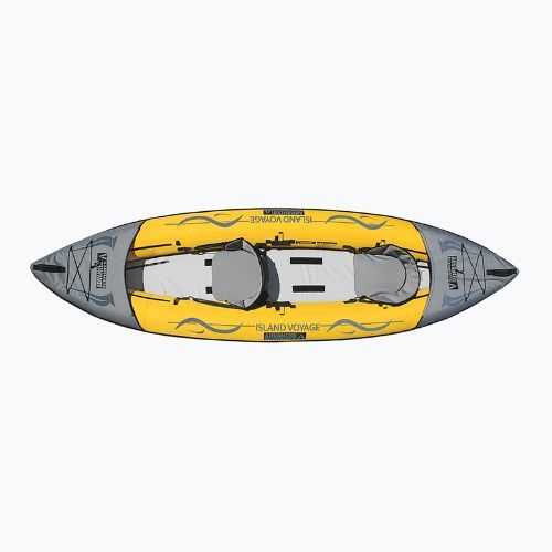 Caiac gonflabil 2 persoane Advanced Elements Island Voyager yellow/grey