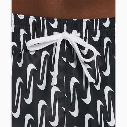 Pantaloni scurți de înot pentru bărbați Nike Swoosh Link 5" Volley black