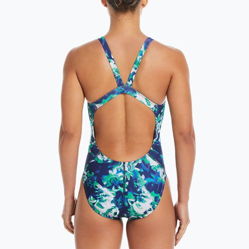 Costum de baie dintr-o bucată pentru femei Nike Hydrastrong Solid Fastback midnight navy