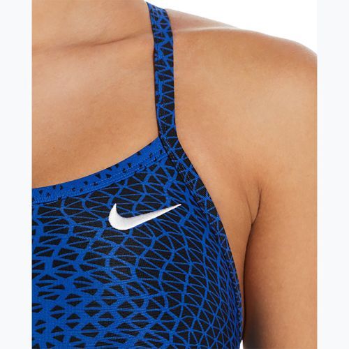 Costum de baie dintr-o bucată pentru femei Nike Hydrastrong Delta Racerback game royal