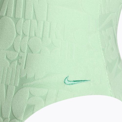 Costum de baie dintr-o bucată pentru femei Nike Retro Flow Terry vapor green
