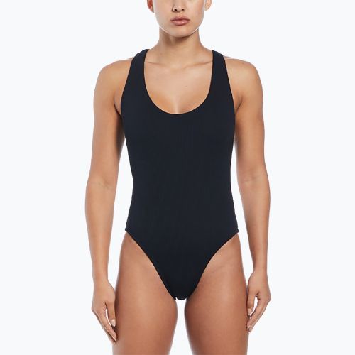 Costum de baie dintr-o bucată Nike Elevated Essential Pucker Crossback black