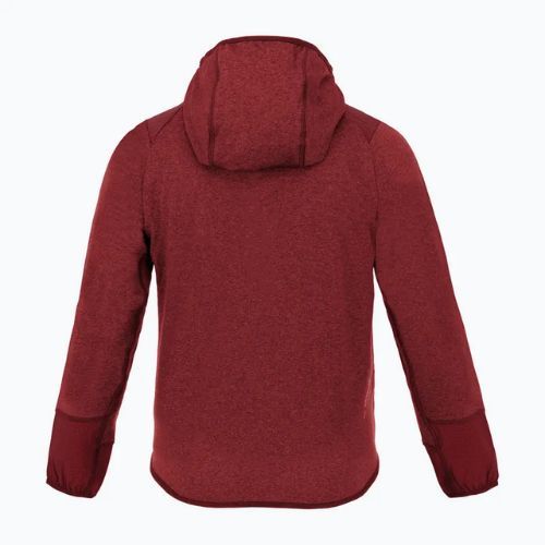 Bluză de trekking pentru copii Salewa Agner Melange PL FZ Hoody syrah