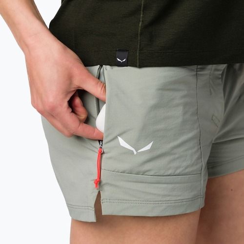 Pantaloni scurți de trekking pentru femei Salewa Puez DST Cargo shadow