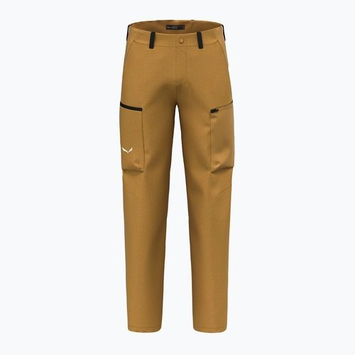 Pantaloni de trekking pentru bărbați Salewa Puez Hemp Dst maro auriu
