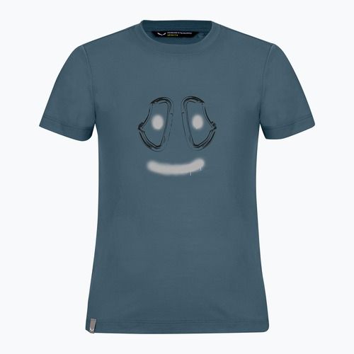 Tricou de trekking pentru copii Salewa Graphic Dry java blue