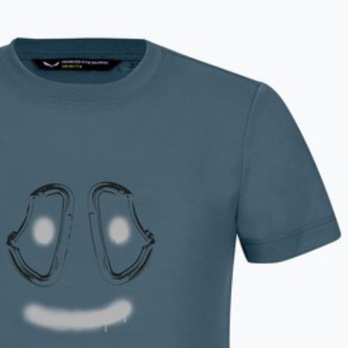 Tricou de trekking pentru copii Salewa Graphic Dry java blue