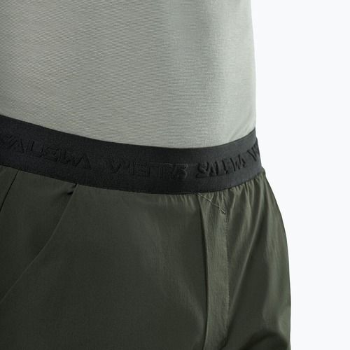 Pantaloni scurți de trekking pentru bărbați Salewa Puez 4 olive închis