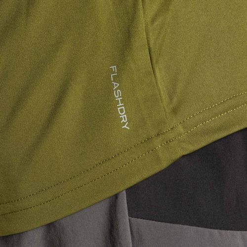 Tricou de antrenament pentru bărbați The North Face Reaxion Red Box forest olive