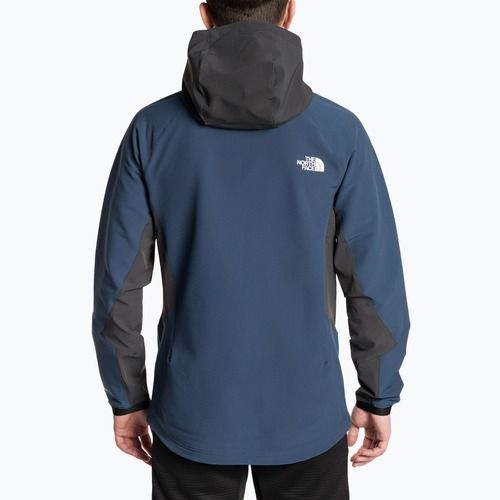 Geacă softshell pentru bărbați The North Face AO Softshell Hoodie shady blue/asphalt grey