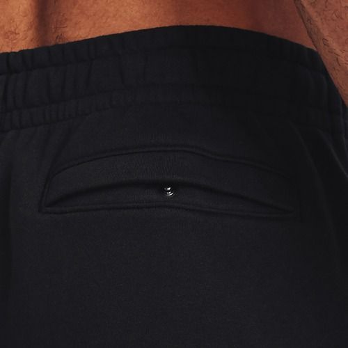 Pantaloni de antrenament pentru bărbați Under Armour Essential Fleece Joggers black/white