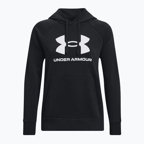 Bluză pentru femei Under Armour Rival Fleece Big Logo Hoody black/white
