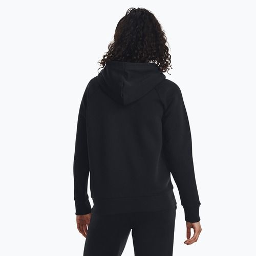 Bluză pentru femei Under Armour Rival Fleece Big Logo Hoody black/white