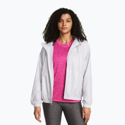 Geacă de vânt pentru femei Under Armour Sport Windbreaker halo gray/white