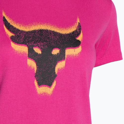 Tricou de antrenament pentru femei Under Armour Project Underground Core T astro pink/black
