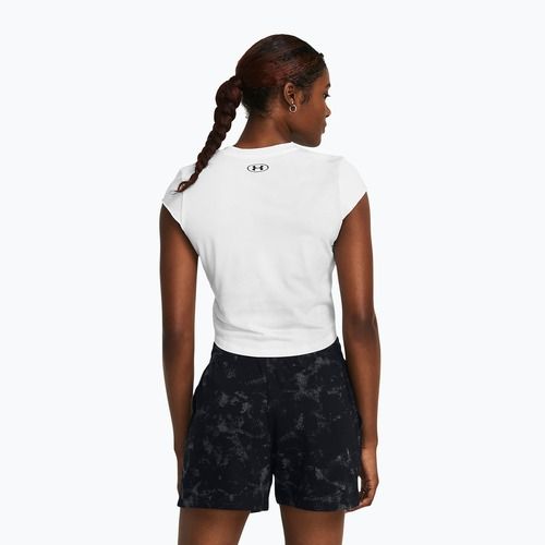 Longsleeve de antrenament pentru femei Under Armour Project Underground Cap white/black