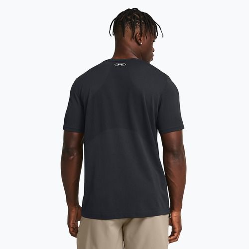 Tricou pentru bărbați Under Armour Vanish Seamless black/mod gray