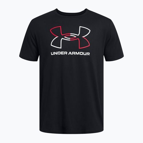 Tricou de antrenament pentru bărbați Under Armour GL Foundation Update black/red/white