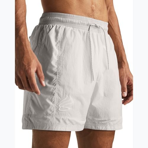Pantaloni scurți de baschet pentru bărbați Under Armour Curry Woen Short white clay/white clay/white clay