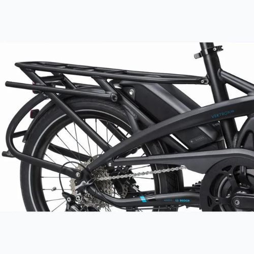 Bicicletă electrică pliabilă Tern Vektron S10 Performance 400 Wh black