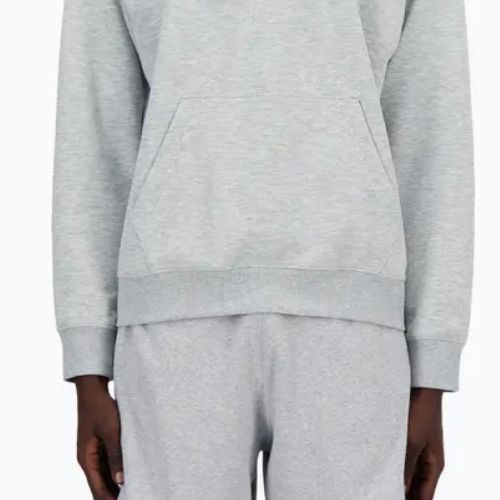 Bluză pentru bărbați New Balance Stacked Logo French Terry Hoodie athletic grey